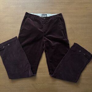 Columbia Sportswear XCO Burgundy Trouser Velvet Pants - Size 6